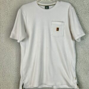 VTG Nike Challenge Court‎ Shirt Terry Cloth Agassi Tennis 90s Men's Sz M SAMPLE!